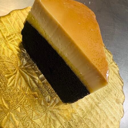rebanada de chocoflan rebanada de chocoflan