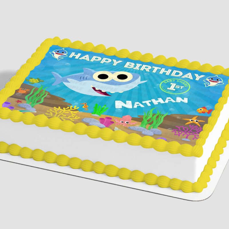 Baby Shark Ruling the Sea Edible Image® by PhotoCake®