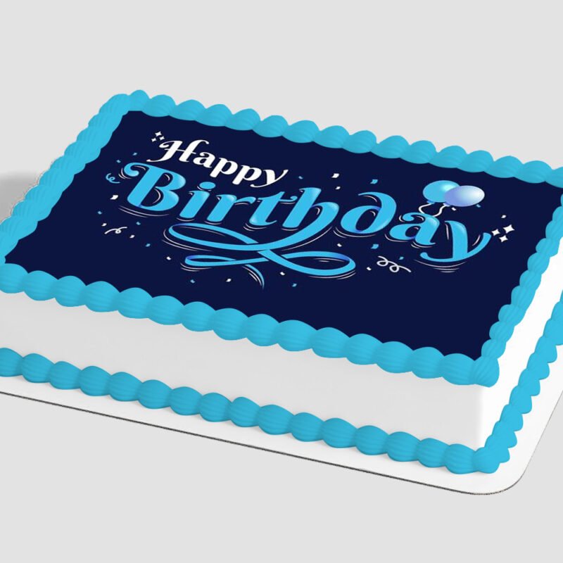 Happy Bday Edible Image® by PhotoCake®
