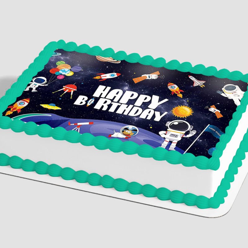 Space Birthday Edible Image® by PhotoCake®