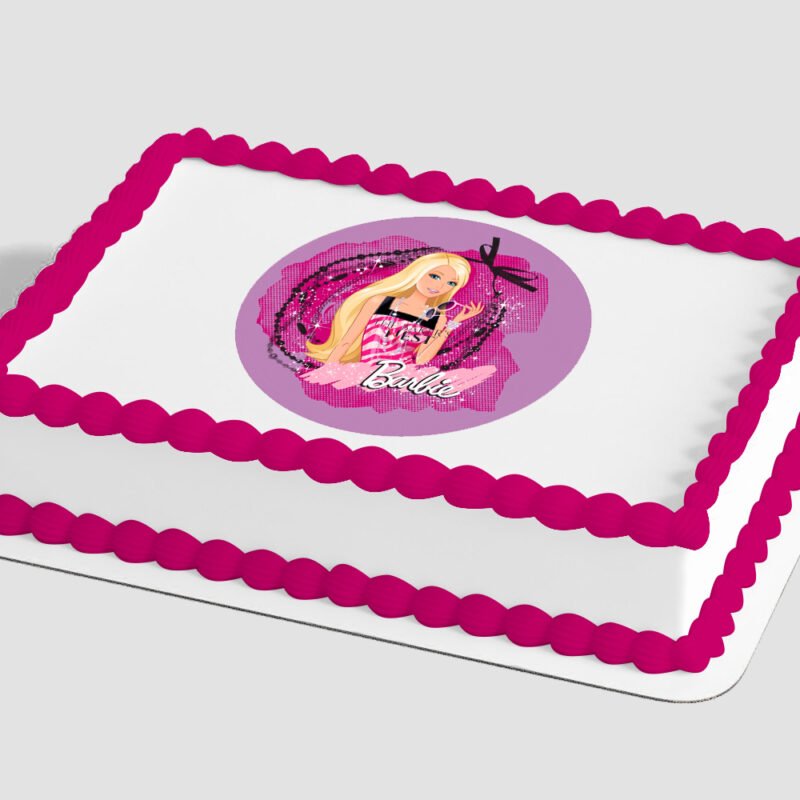 Barbie™ She Does It All Edible Image® by PhotoCake®