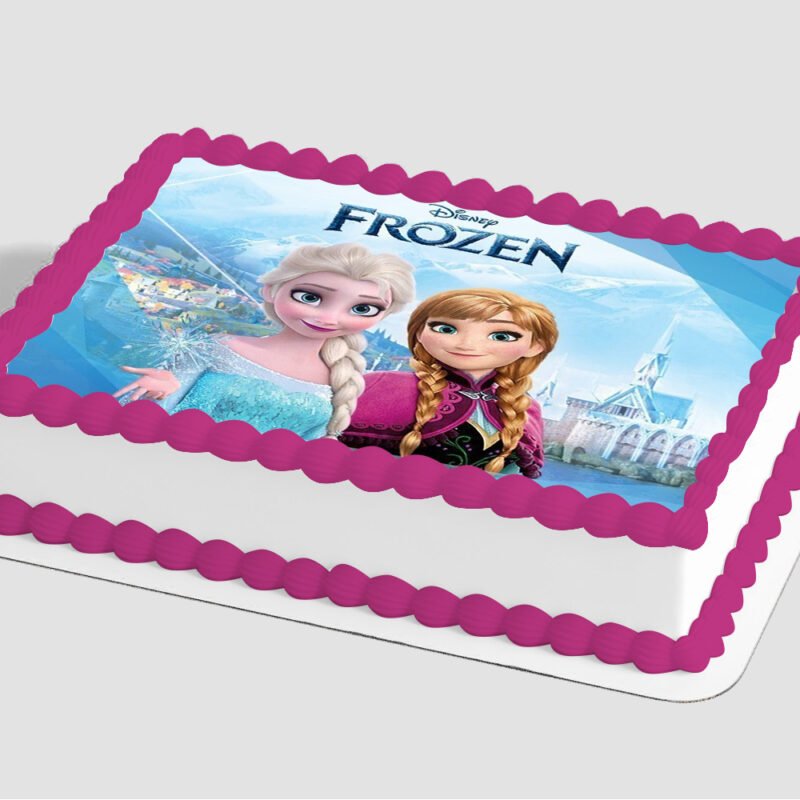 Disney Frozen II Elsa, Anna and Olaf Edible Image® by PhotoCake®