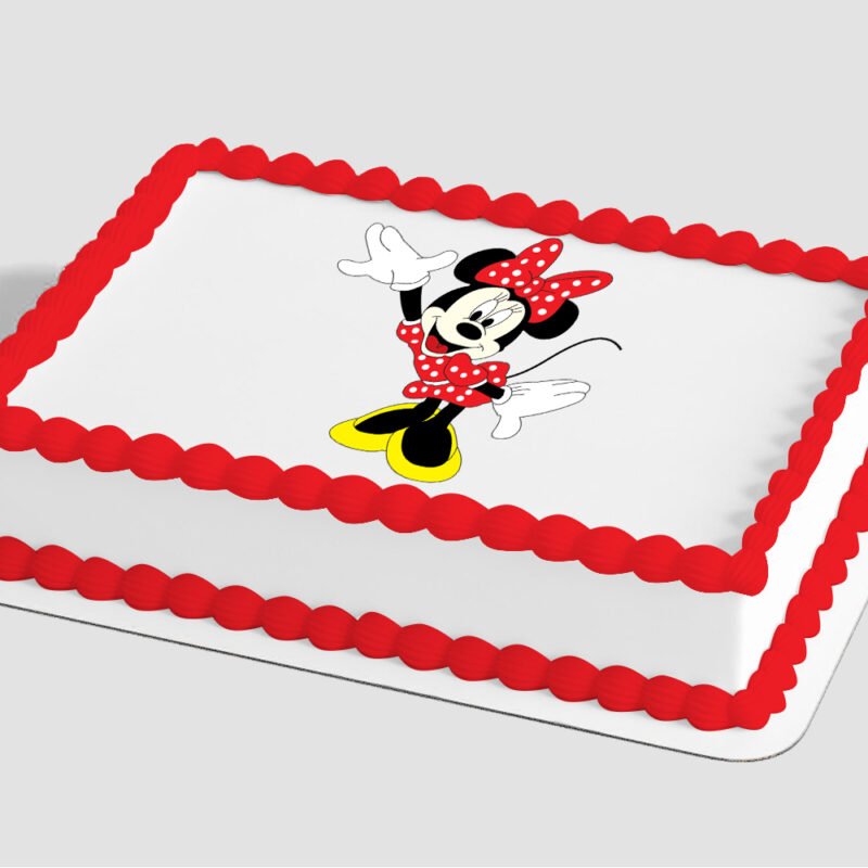 Disney Minnie Mouse Hey Cutie! Edible Image® by PhotoCake® Frame