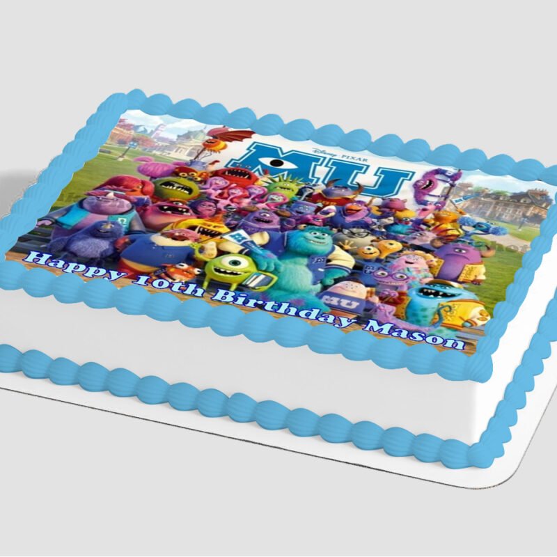 Disney and Pixar's Monsters, Inc. Do Not Enter Edible Image® by PhotoCake®