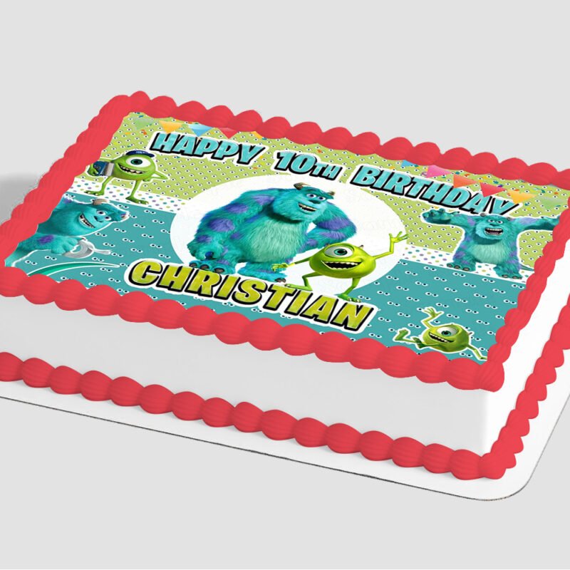 Disney and Pixar's Monsters, Inc. Mike and Sulley Edible Image® by PhotoCake®