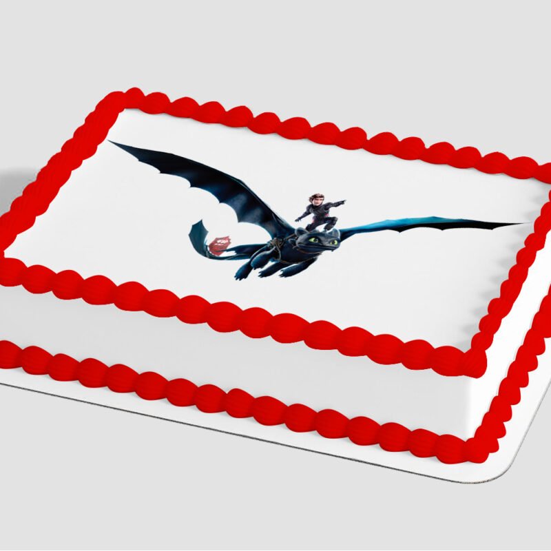 DreamWorks How To Train Your Dragon: The Hidden World Fly Free Edible Image® by PhotoCake®