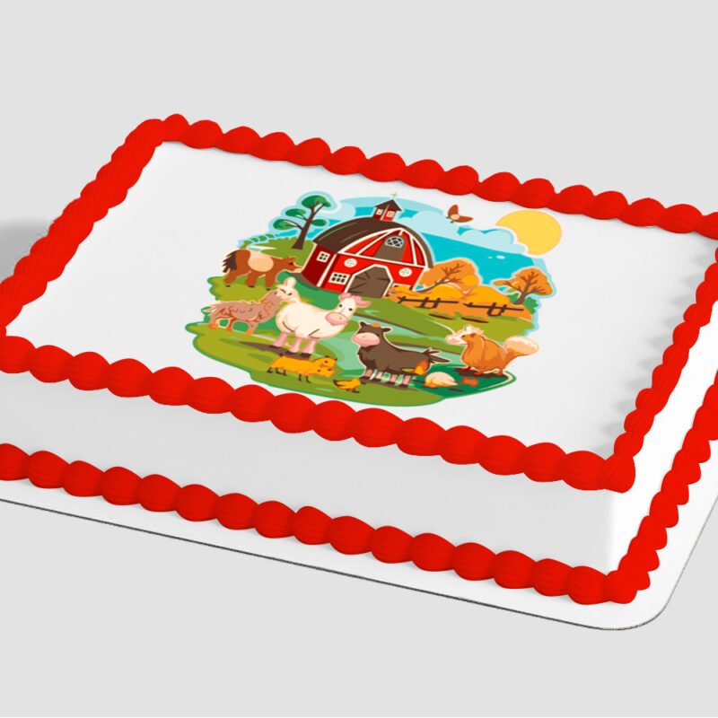 Fisher-Price™ Little People™ Farmyard fun Edible Image® by PhotoCake®