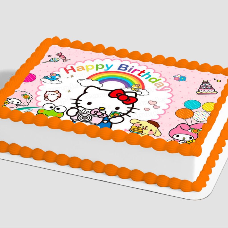 Hello Kitty® Polka Dot Party Edible Image® by PhotoCake®