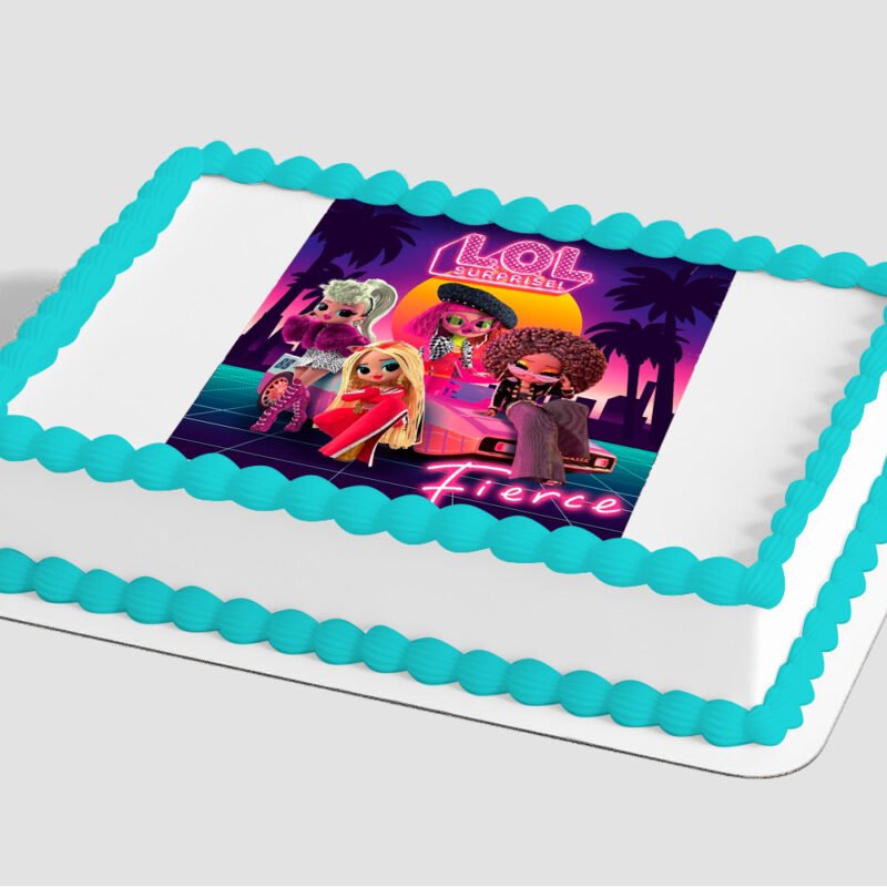 L.O.L. SURPRISE!™ #BFF's 4 Eva! Edible Image® by PhotoCake® Frame