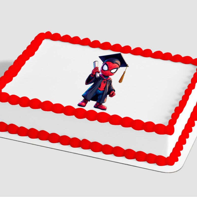 Marvel's Spider-Man™ Graduation Edible Image® by PhotoCake®