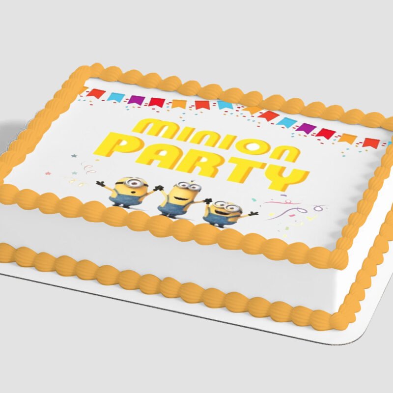 Minions Party! Edible Image® by PhotoCake® Frame