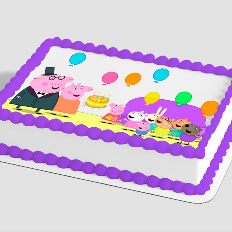 Peppa Pig™ Party!! Edible Image® by PhotoCake® Frame