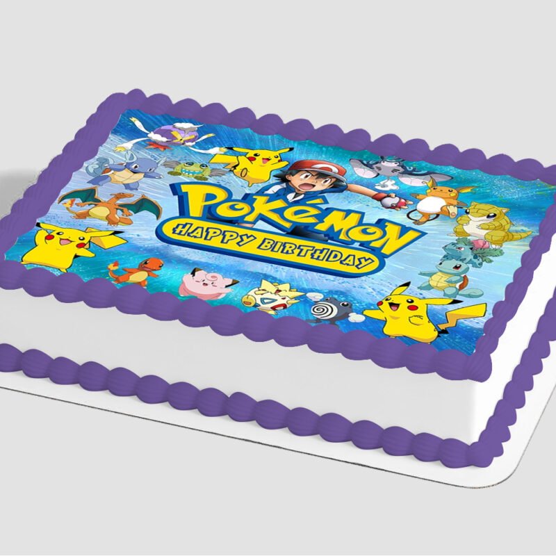 Pokémon Happy Party Edible Image® by PhotoCake®