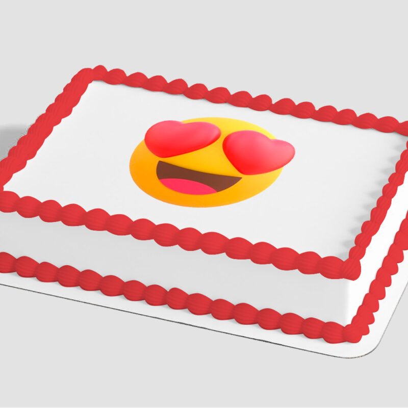 emoji™ Heart Eyes Edible Image® by PhotoCake®