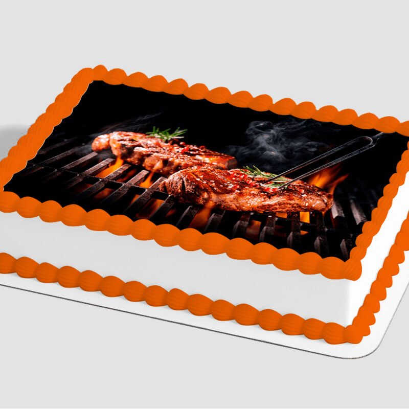 Grill Top With Food Edible Image® by PhotoCake®
