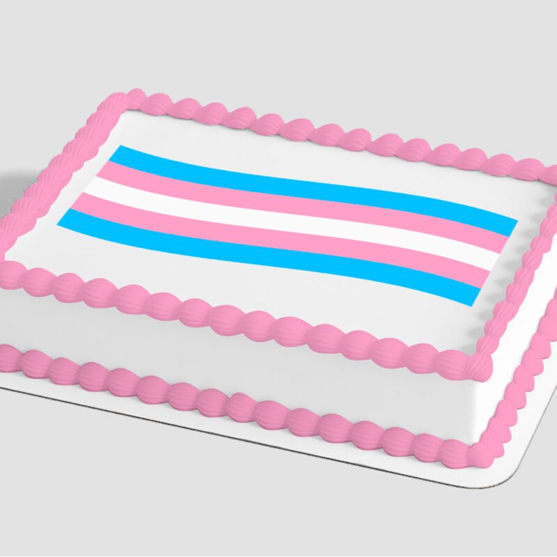 Transgender Pride Flag Edible Image® by PhotoCake®